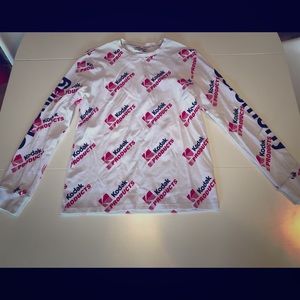 "Kodak" printed long-sleeved T; Opening Ceremony